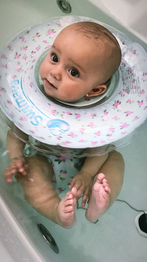 Aro flotador Diseño Bloom + Pañal de Baño