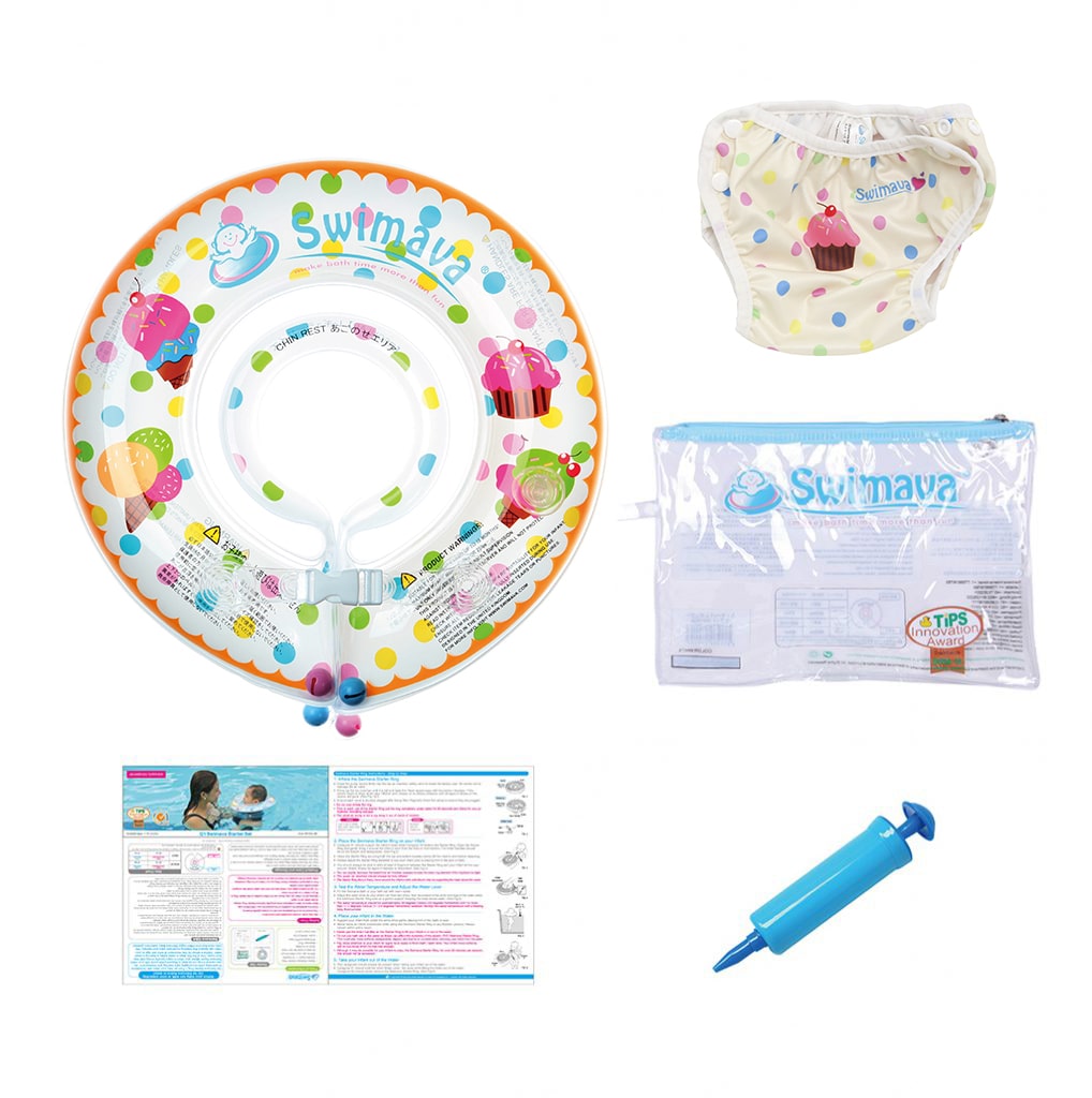 Aro flotador Diseño Ice Cream + Pañal de Baño