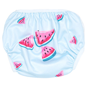 Aro flotador Diseño Watermelon + Pañal de Baño